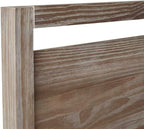 Grain Wood Furniture Loft Queen Size Solid Wood Bed, Brushed White - Image 6