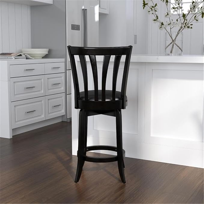 Hillsdale Savana Wood Kitchen Counter Height Stool, 29.5" High - Image 5