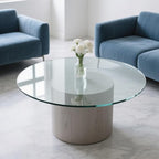 42" Round Tempered Glass Table Top - Image 2
