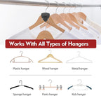 Latoxcaa Space Saving Standard Hanger Hooks 100Pcs, Upgrade Heavy Duty Space - Image 5