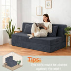 Folding Sofa Bed, 4 in 1 Convertible Sleeper Chair - Image 8