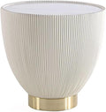 Manhattan Comfort Anderson Modern 18" Round End Table 2.0 | Ceramic Marble by ManhattanComfort