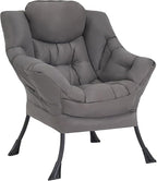 Welnow Dark Grey Single Lazy Chair by LifeGetsBetterWithWelnow