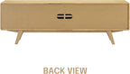 NTC Sapa Mid-Century Modern Solid Wood TV Stand 4-Door Media Console - Image 7