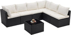 NEWBULIG 7-Piece Outdoor Patio Sectional Sofa, Weather-Resistant Modular Wicker - Image 3