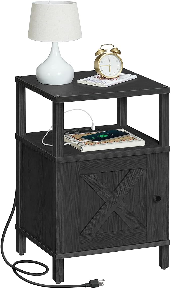 MAHANCRIS Farmhouse Nightstand by MAHANCRIS