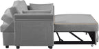 Auvsoce 57'' Convertible Sleeper Sofa Bed - Image 5