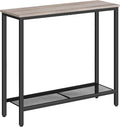 HOOBRO 29.5" Narrow Console Table, Small Entryway Table by HOOBRO