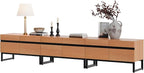 WAMPAT Modern TV Stand for 32-110 Inch TVs, Wood Entertainment Center - Image 8