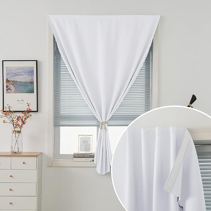self Adhesive Curtains Portable Blackout Curtain Simple and Easy to Install - Image 6