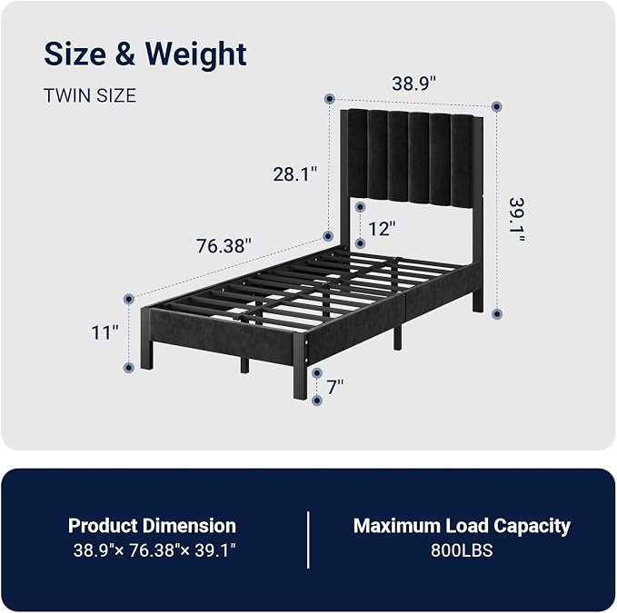 Avenco Twin Size Bed Frame - Image 2