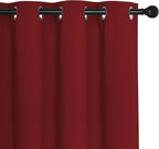 NICETOWN Burgundy Red Blackout Curtains - Image 7