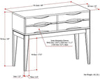 SIMPLIHOME Harper Console Table - Image 2