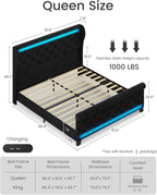 Belffin Queen Size Bed Frame - Image 2