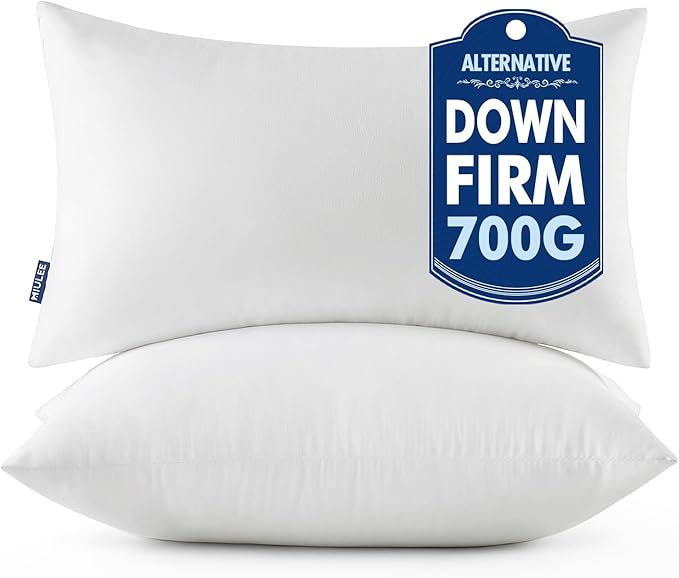 MIULEE 20x26 Throw Pillows Inserts 2 Pack, Decorative Pillows by MIULEE