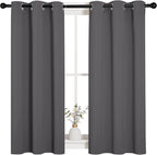NICETOWN Grey Blackout Curtain Panels by NICETOWN
