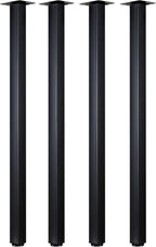 LCSDLHLSY Table Legs 36 inch, Heavy Duty Furniture Legs, Adjustable Square Desk by LCSDLHLSY
