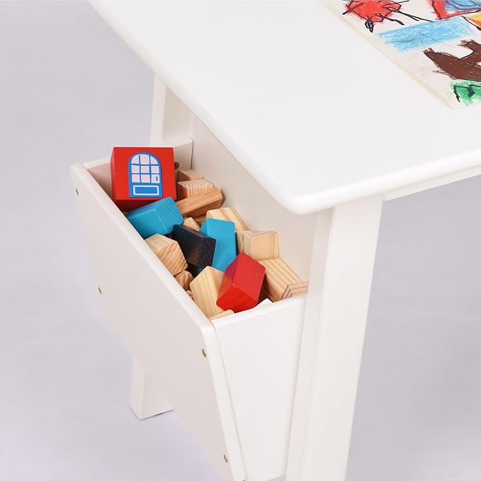 Kids Solid Wood Table and 2 Chair Set - Image 4