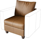 EASE MOOSE Armrest Module for Modular Sectional Sofa, Faux Leather Side - Image 5