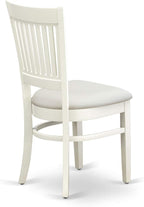East West Furniture ANVA3-LWH-C 3 Piece Dining Table Set - Image 8