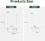 PHOENANCEE Square Wall Shelf, Framed Floating Shelves Set of 2, Decorative - Image 3