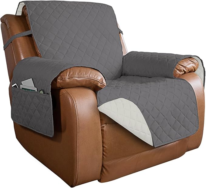 PureFit Reversible Recliner Chair Covers Couch Covers by PureFit