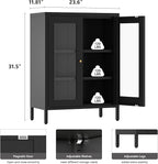 YAUWOH Metal Bathroom Cabinet - Image 3