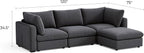 LINSY HOME Oversized Modular Sectional Sofa, 3 Seat Sofa Couches - Image 2