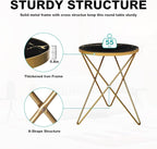 HLR Modern Round Side Table, End Table - Image 4