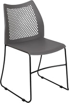Flash Furniture HERCULES Series 661 lb. Capacity Gray Stack Chair by FlashFurniture