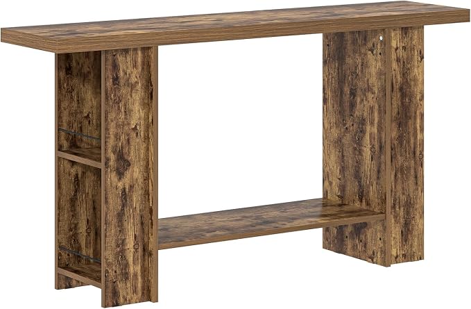 FOLUBAN Console Table for Entryway, Farmhouse Sofa Table - Image 9
