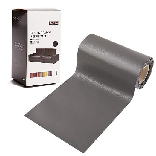 Leather Repair Patch Tape Night Gray 3 x 60 inch Self Adhesive Leather Repair by Cindy%27s+Tape
