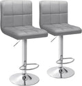 Homall Bar Stools Modern Velvet Adjustable Swivel Barstools, Armless Hydraulic by Homall