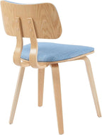 Armen Living Jaguar Mid-Century Dining Chair - Image 5