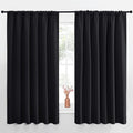 NICETOWN Black Blackout Curtain Blinds by NICETOWN