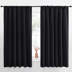 NICETOWN Black Blackout Curtain Blinds by NICETOWN