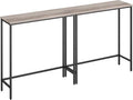 HOOBRO 2 Pack Narrow Console Table, 29.5" Small Entryway Table, Thin Long Sofa by HOOBRO