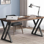 LITTLE TREE 55 Inch Large Simple Industrial Computer Desk Study Writing Table - Image 5