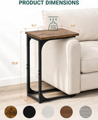 C-Shaped Side Table for Couch - Image 2