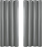 Yakamok Room Darkening Curtains 52x45 inch Length Dove Grey-Living Room | 2 by Yakamok