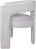 Jofran Gwen Jacquard Upholstered Accent Chair, Modern Luxury Plush Sculptural - Image 5