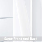 Yakamok Pure White Room Darkening Window Curtains 52x36 Inch - Image 6