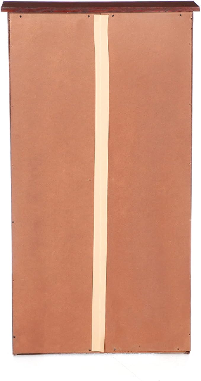 SEI Furniture - Window Pane Media Cabinet - Cherry - Transitional Design - Image 6