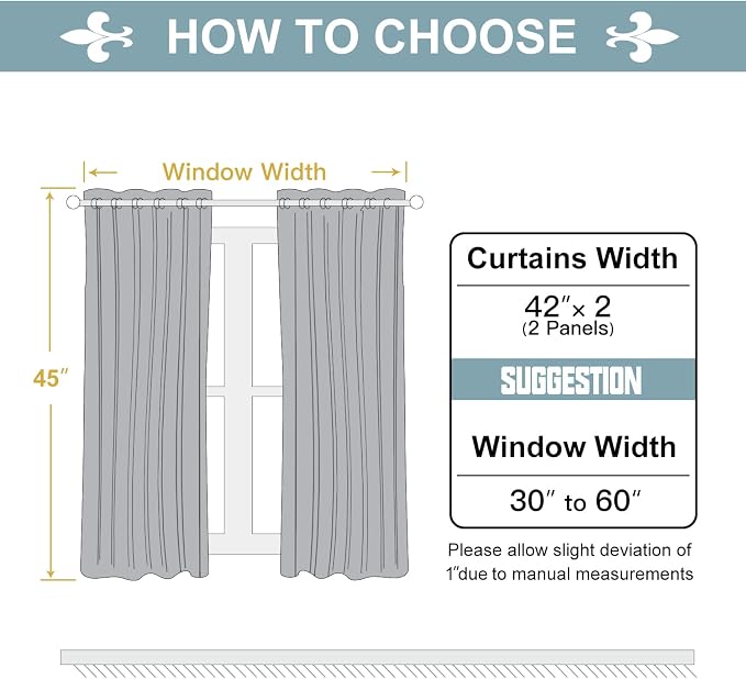 ChrisDowa White 100% Blackout Curtains - Image 7