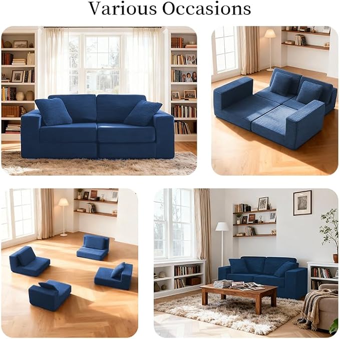 FILUXE Modular Sectional Sofa, Modern Modular Sofa Couch - Image 6