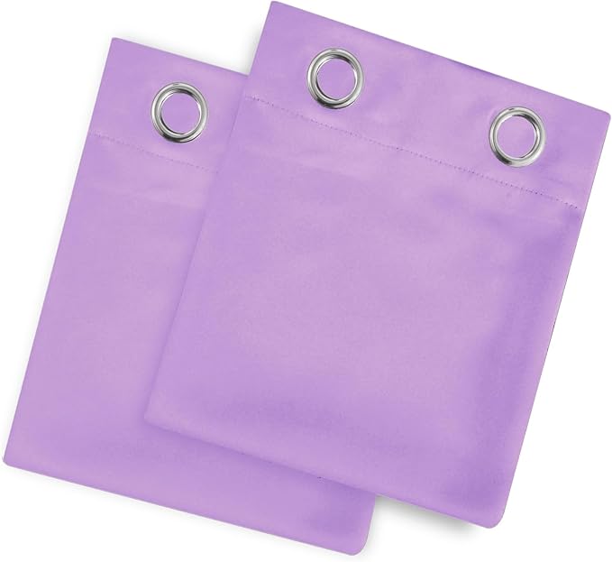 Blackout Curtains 52 x 120 Inch Long Lavender Curtains Set of 2 Panels Room - Image 9