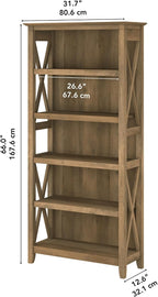 Bush Home Tall 5 Shelf Bookcase - Image 3