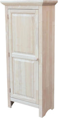Single Jelly Cabinet, Solid Parawood Construction, 22.8"W x 12.5"D x 51"H by InternationalConcepts