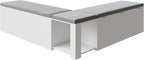 Bobve L-Shape Storage Bench - Image 9
