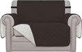 Easy-Going Reversible Couch Cover, Oversized Chair, Chocolate/Ivory | Machine by Easy-Going